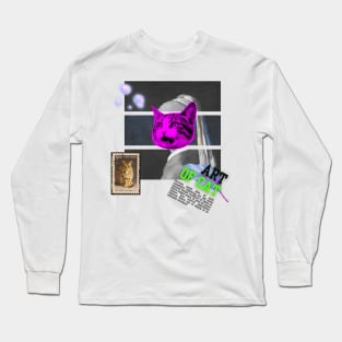 Retro Trippy Cat - Ugly Shirt Collection Long Sleeve T-Shirt